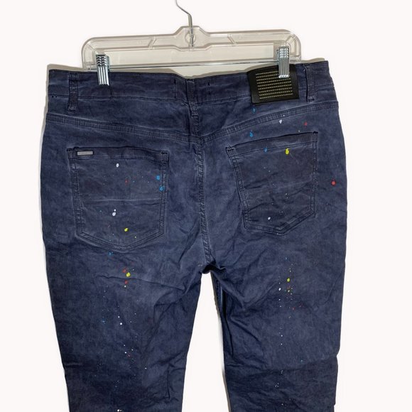 Se'Renade Died Paint Splattered Pants Size 36 - Picture 8 of 16